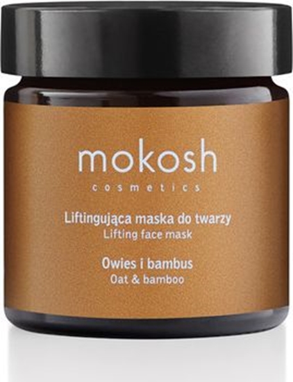 Изображение Mokosh Maska do twarzy Owies i Bambus liftingujca 60ml