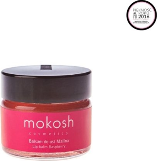 Изображение Mokosh MOKOSH Cosmetics Lip Balm balsam do ust Raspberry/Malina 15ml