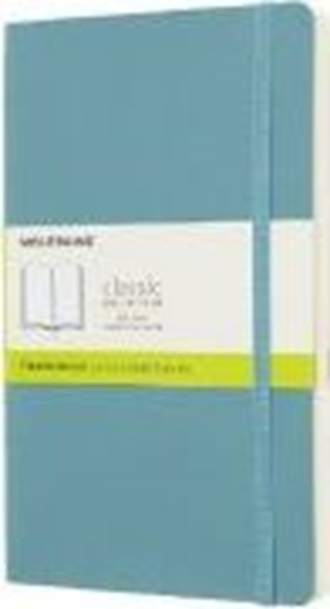 Picture of Moleskine Moleskine Reef Blue Notebook Large Plain Soft