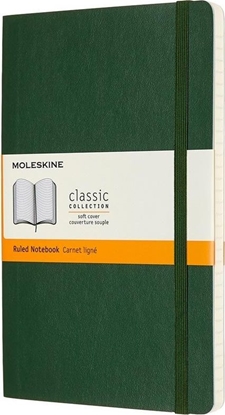 Picture of Moleskine Notes 13x21 kratka myrtle zielony