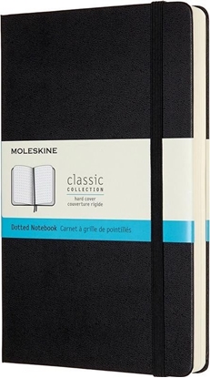 Attēls no Moleskine Notes Classic 13x21 tw. kropki czarny