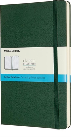 Picture of Moleskine Notes Classic L 13x21 tw. kropki mirtowa ziele