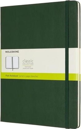 Attēls no Moleskine Notes Classic XL 19x25 tw. gadki myrtle zielony
