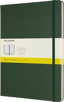 Attēls no Moleskine Notes Classic Xl 19x25 tw. kratka myrtle green