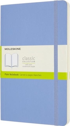 Изображение Moleskine Notes MOLESKINE Classic L (13x21 cm) gadki, mikka oprawa, hydrangea blue, 240 stron, niebieski