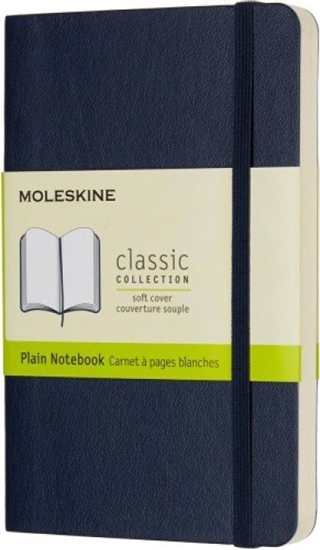 Изображение Moleskine Notes MOLESKINE P (9x14cm) gadki, mikka oprawa, sapphire blue, 192 strony, niebieski