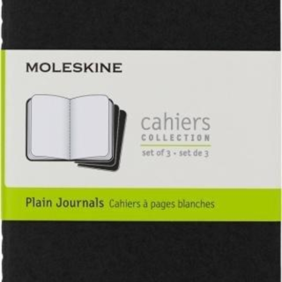 Изображение Moleskine ZESTAW 3 ZESZYTÓW MOLESKINE CAHIER JOURNALS P (9X14CM) GADKI