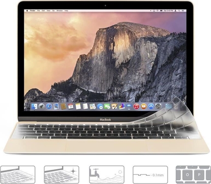 Picture of Moshi Moshi ClearGuard 12 - Nakadka na klawiatur MacBook 12 / MacBook Pro 13 bez Touch Bar (EU layout)