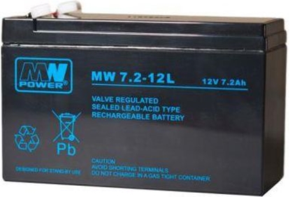 Attēls no MW Power Akumulator 12V/7.2Ah (MW 7.2-12L)