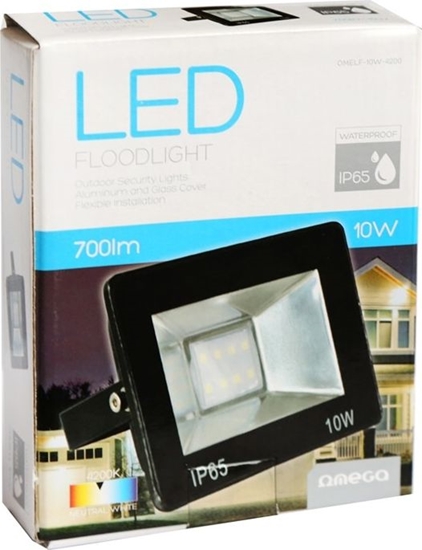 Picture of Nawietlacz Omega OMEGA LED FLOODLIGHT4200K 10W 220-240V [43859]