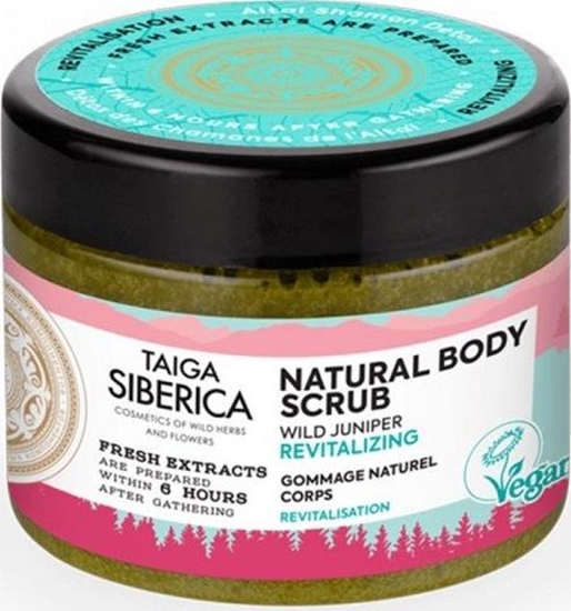 Picture of Natura Siberica SIBERICA PROFESSIONAL_Taiga Natural Body Scrub Revitalizing regenerujcy peeling do ciaa Atajski Detox 300ml