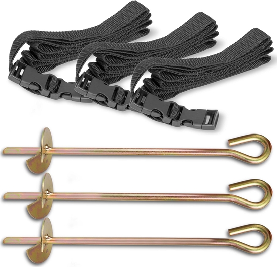 Picture of Neo-Sport Komplet kotw 3 szt. do mocowania trampoliny ogrodowej