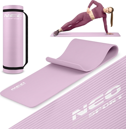 Picture of Neo-Sport Mata treningowa NS-922 183 cm x 60 cm x 1 cm róowa