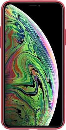 Attēls no Nillkin Nillkin Super Frosted Shield - Etui Apple iPhone 11 Pro z wyciciem na logo (Bright Red)