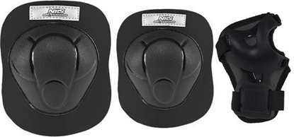 Изображение NILS Extreme H210 czarny rozm.L zestaw ochraniaczy (16-60-016)