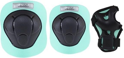 Picture of Nils Extreme H210 czarno-mitowy rozm.M zestaw ochraniaczy (16-60-019)