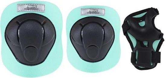 Picture of Nils Extreme H210 czarno-mitowy rozm.M zestaw ochraniaczy (16-60-019)