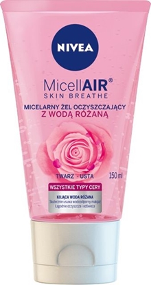 Attēls no Nivea Micell Air Skin Breathe Micelarny Żel oczyszczający z Wodą Różaną 150ml