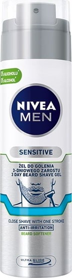 Picture of Nivea MEN Sensitive el do golenia 3-dniowego zarostu 200ml
