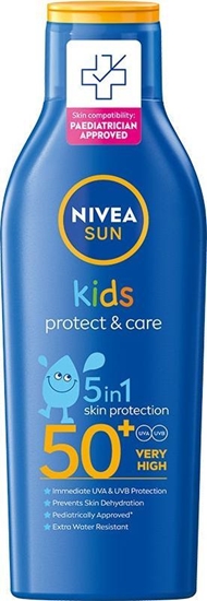 Picture of Nivea _Sun Kids Protect & Care 5in1 balsam do opalania dla dzieci z organicznym olejkiem migdaowym 200ml