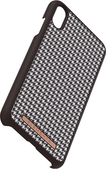 Picture of Nordic Elements Nordic Elements Saeson Idun - Materiaowe etui iPhone Xs Max (Dark Brown)