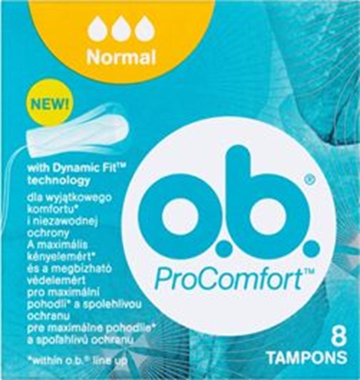 Picture of O.B Tampony OB ProComfort Normal 8szt. uniwersalny