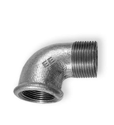 Attēls no Odlewnia Zawiercie Kolano 90° nakrtno-wkrtne A7 6/4" ocynk