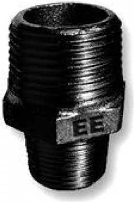 Изображение Odlewnia Zawiercie Nypel redukcyjny 11/2"x11/4" czarny nr 40 (5907791610812)