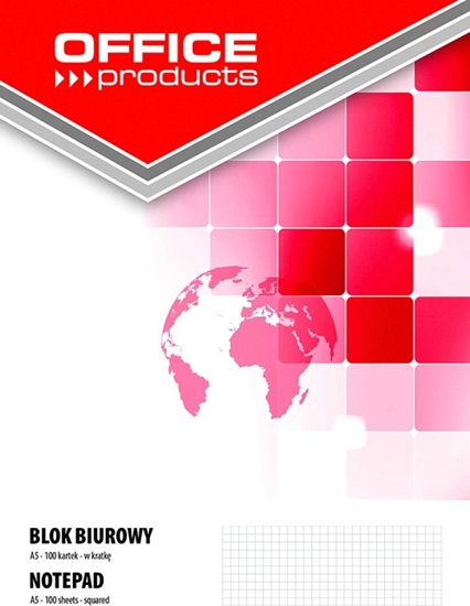 Picture of Office Products Blok techniczny A5 100k biay