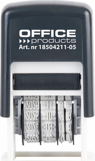 Picture of Office Products Datownik samotuszujcy z tuszem ISO czarny