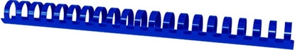 Picture of Office Products Grzbiety do bindowania OFFICE PRODUCTS, A4, 25mm (240 kartek), 50 szt., niebieskie