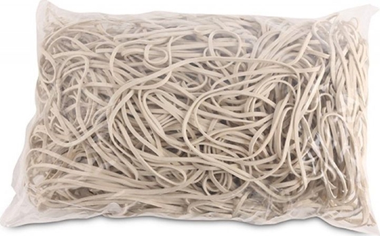 Изображение Office Products Gumki Recepturki Office Products, rednica 130Mm, 1,5X3Mm, 60% Kauczuku, 1000G, Zgrzewka, Biae