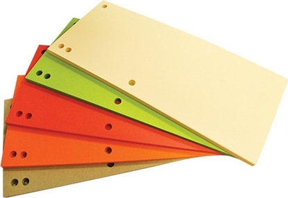 Picture of Office Products PRZEKADKI KARTONOWE OFFICE PRODUCTS 1/3 A4 MIX KOLORÓW (100)