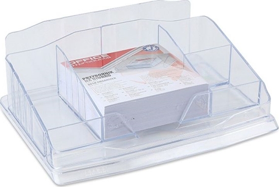Picture of Office Products PRZYBORNIK NA BIURKO OFFICE PRODUCTS Z KATECZKAMI PRZEZROCZYSTY