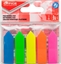 Изображение Office Products Zakadki indeksujce OFFICE PRODUCTS, strzaka, PP, 12x45mm, 5x25 kart., zawieszka, mix kolorów