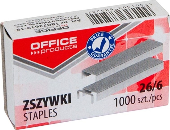 Picture of Office Products Zszywki OFFICE PRODUCTS, 26/6, 1000szt.