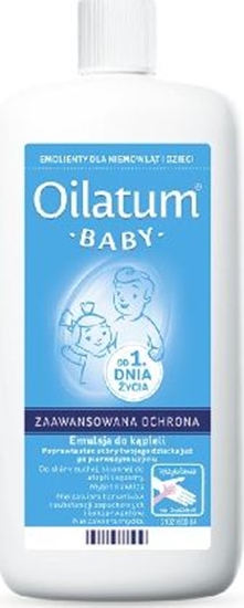 Изображение Oilatum Baby emulsja do kpieli od pierwszego dnia ycia 500ml