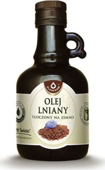 Picture of Oleofarm Olej lniany toczony na zimno Oleje wiata 250ml Oleofarm