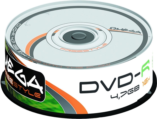 Изображение Omega DVD-R 4.7 GB 16x 25 sztuk (56815)