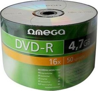 Изображение Omega DVD-R 4.7 GB 16x 50 sztuk (40933)