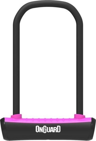 Изображение OnGuard Zapicie rowerowe ONGUARD NEON 8152PN U-LOCK - 115mm 292mm - uchwyt + 2 x Klucze róowe (NEW)