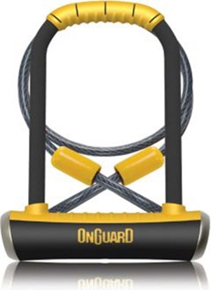 Picture of OnGuard Zapicie rowerowe PitBull DT 8005 + linka (ONG-8005)
