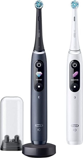 Изображение Szczoteczka Oral-B iO Series 8 Duo 2 szt. White Alabaster/Black Onyx