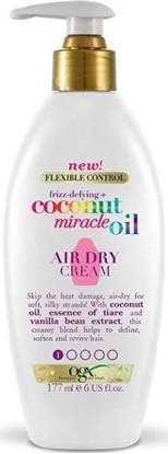Изображение Organix ORGANIX_Coconut Oil Miracle Oil Air Dry Cream krem do suszenia włosów redukujący puszenie się 177ml