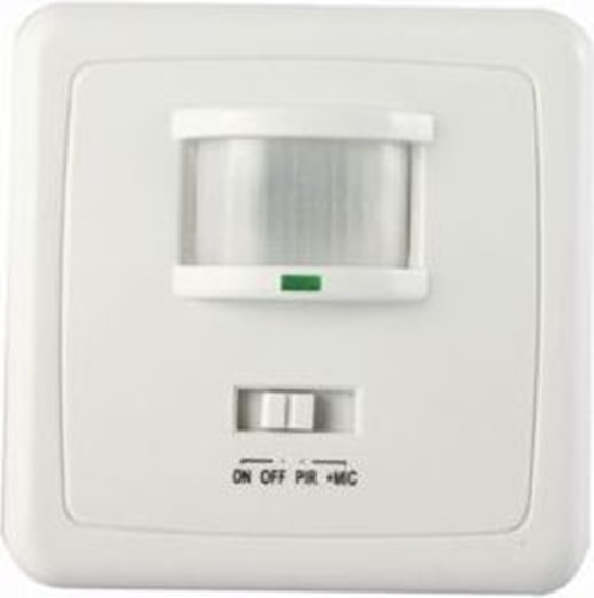 Picture of Orno Czujnik ruchu i dwiku 40/500W 140° biay (OR-CR-206)