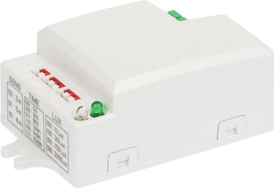 Picture of Orno Czujnik ruchu mikrofalowy z regulacj zworkow 5,8GHz 500W 180/360° 5-200lx biay (OR-CR-229)