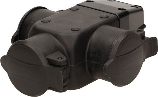 Picture of Orno Rozganik bryzgoszczelny i odporny na uderzenia, 16A, 230V AC, IP44, wersja schuko OR-AE-1346(GS)