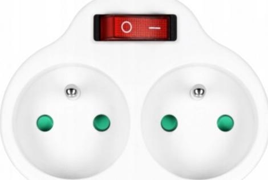 Picture of Orno Rozganik elektryczny zodziejka z wcznikiem 2x2P+Z