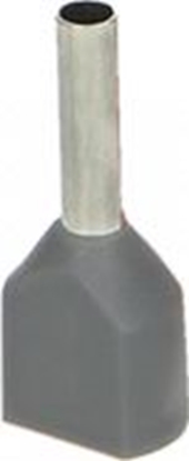 Picture of Orno Tulejka izolowana podwójna, przekrój maksymalny 2,5mm?, dugo miedzianej tulejki 10mm, Blister 25 szt.