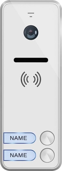 Изображение Orno Wideo kaseta 2-rodzinna z kamer szerokoktn, kolor, wandaloodporna, diody LED, do zastosowania w systemach VIBELL